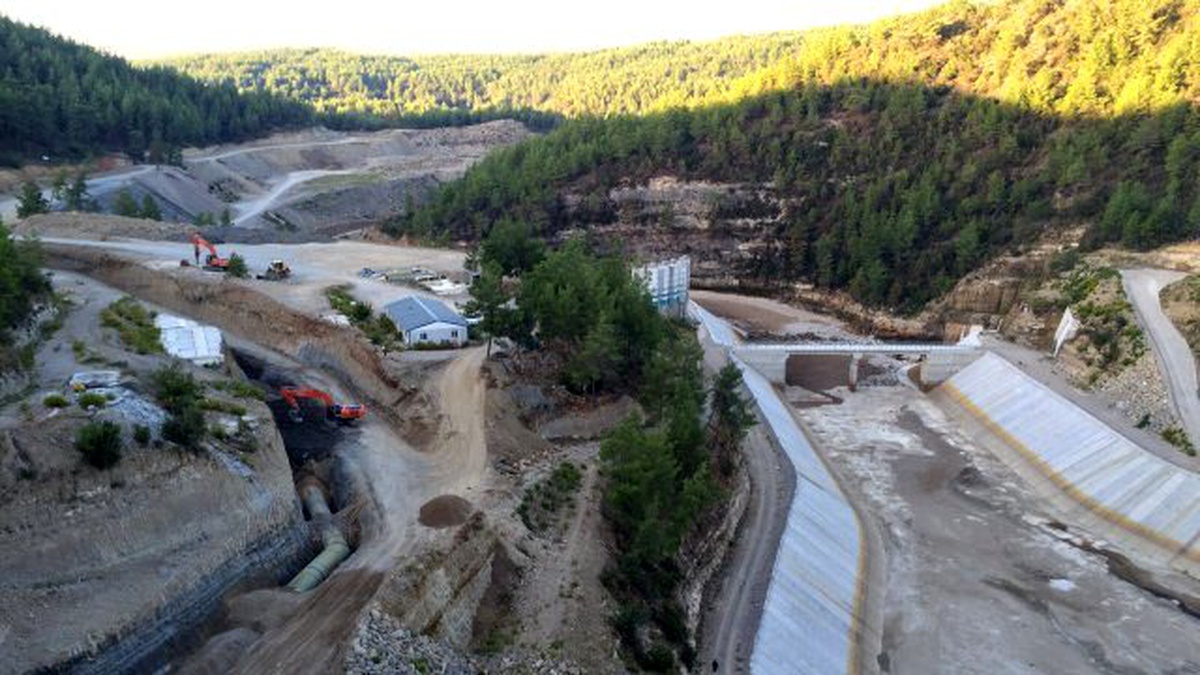 Antalya Naras Barajı Sulamasında Sona Doğru