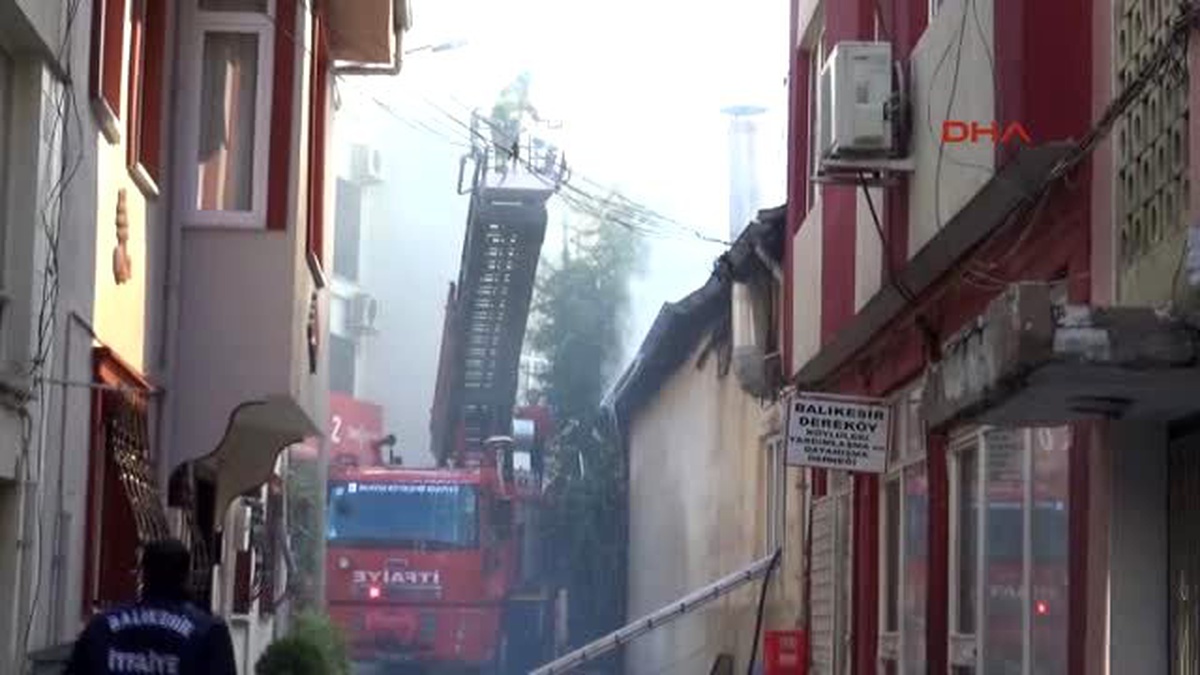 Balıkesir - Yemek Fabrikasında Korkutan Yangın