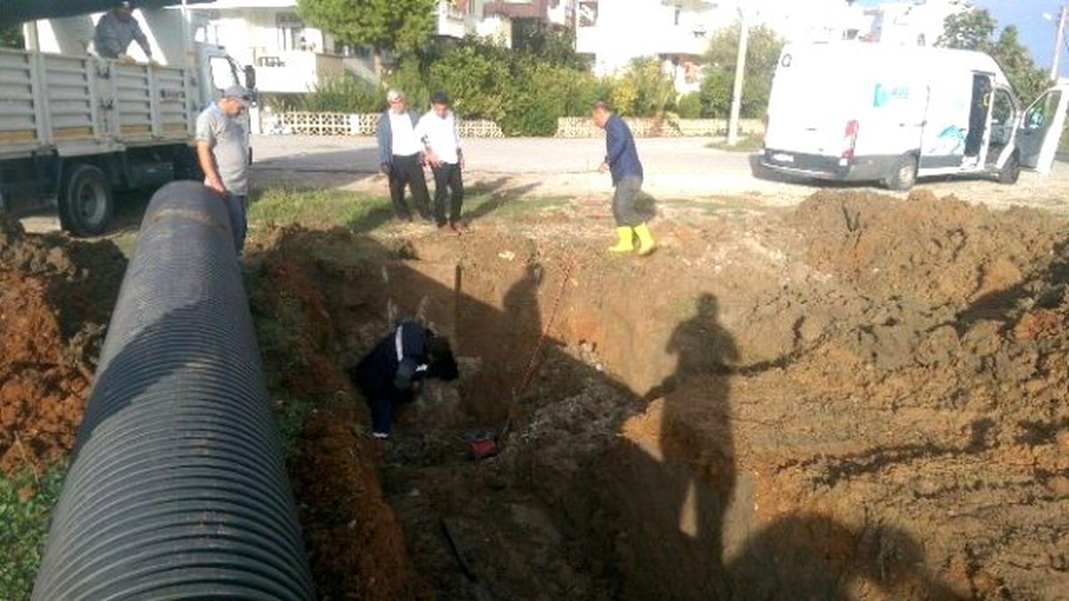 Eksi Hisar Mahallesi\'nde Yağmur Suyu Drenaj Hattı Terfi Bağlantısının Olmadığı Belirlendi