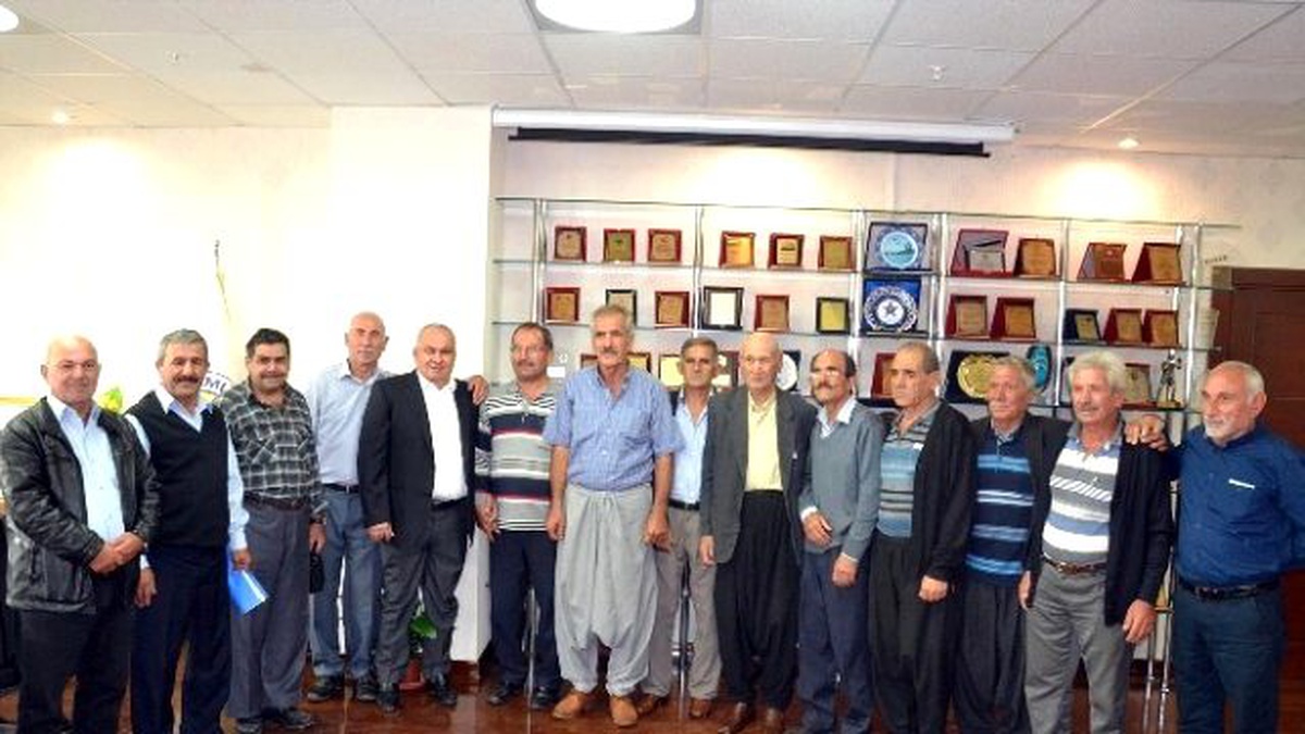 Erdemlili Gaziler Başkan Tollu\'yu Ziyaret Etti
