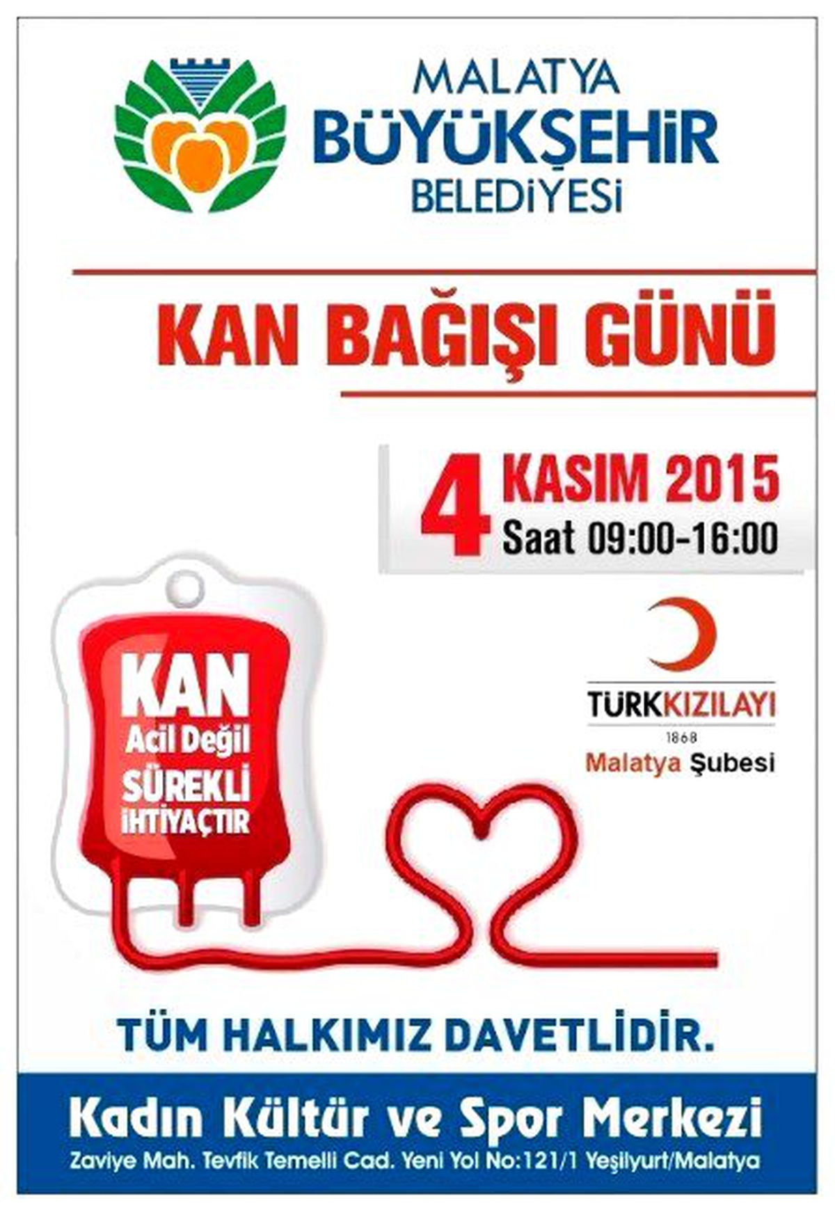 Kan Bağışı Günü Düzenleniyor