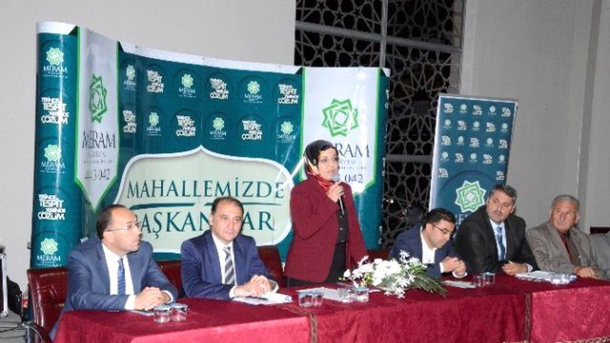 Meram\'da Mahalle İstişare Toplantıları Sürüyor