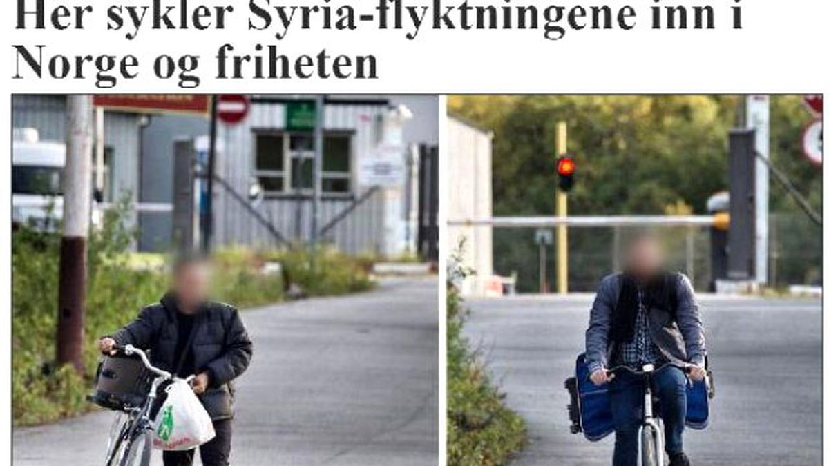Norveç\'e 1,500 Bisikletli Suriyeli Mülteci