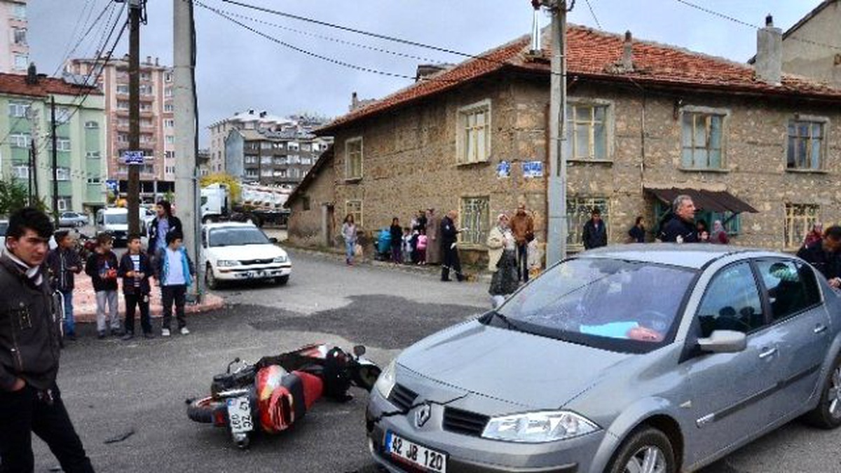 Seydişehir\'de Trafik Kazası: 1 Yaralı