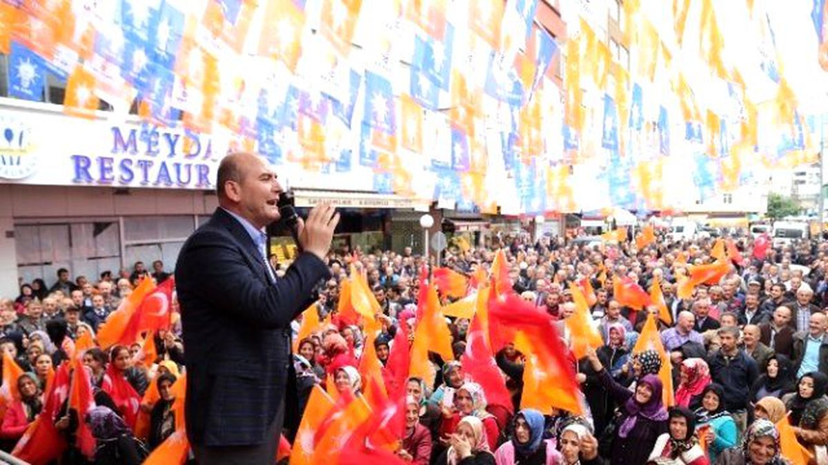 Süleyman Soylu, Vakfıkebir\'deki Mitingde Konuştu