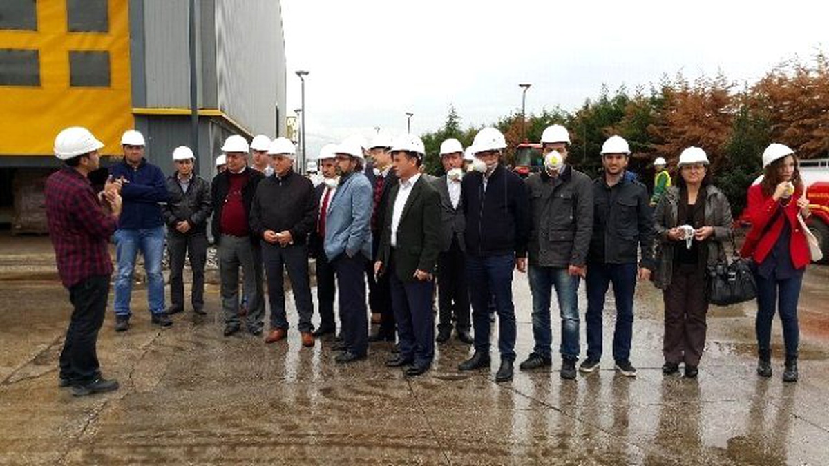 Tekirdağ Büyükşehir Belediyesi Pamukova\'daki Biyogaz Tesislerini Ziyaret Etti