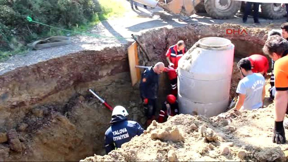 Yalova?da Göçük; 1 Yaralı