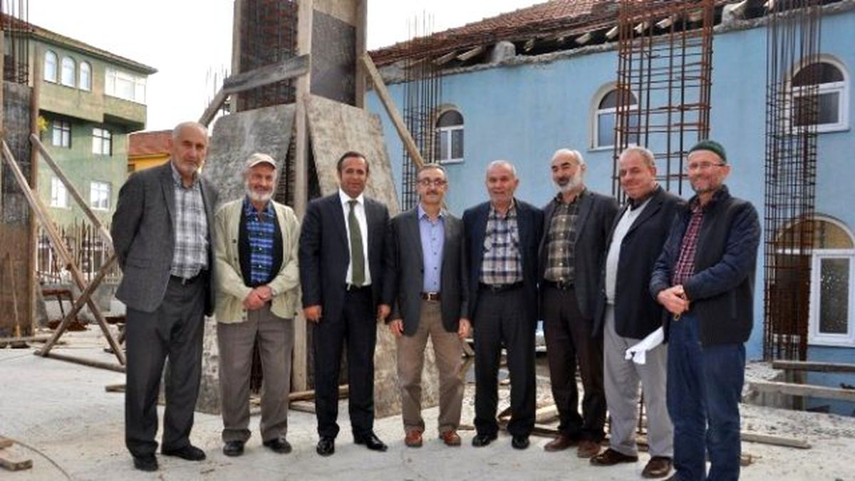 Başkan Toltar, Cami İnşaatını İnceledi