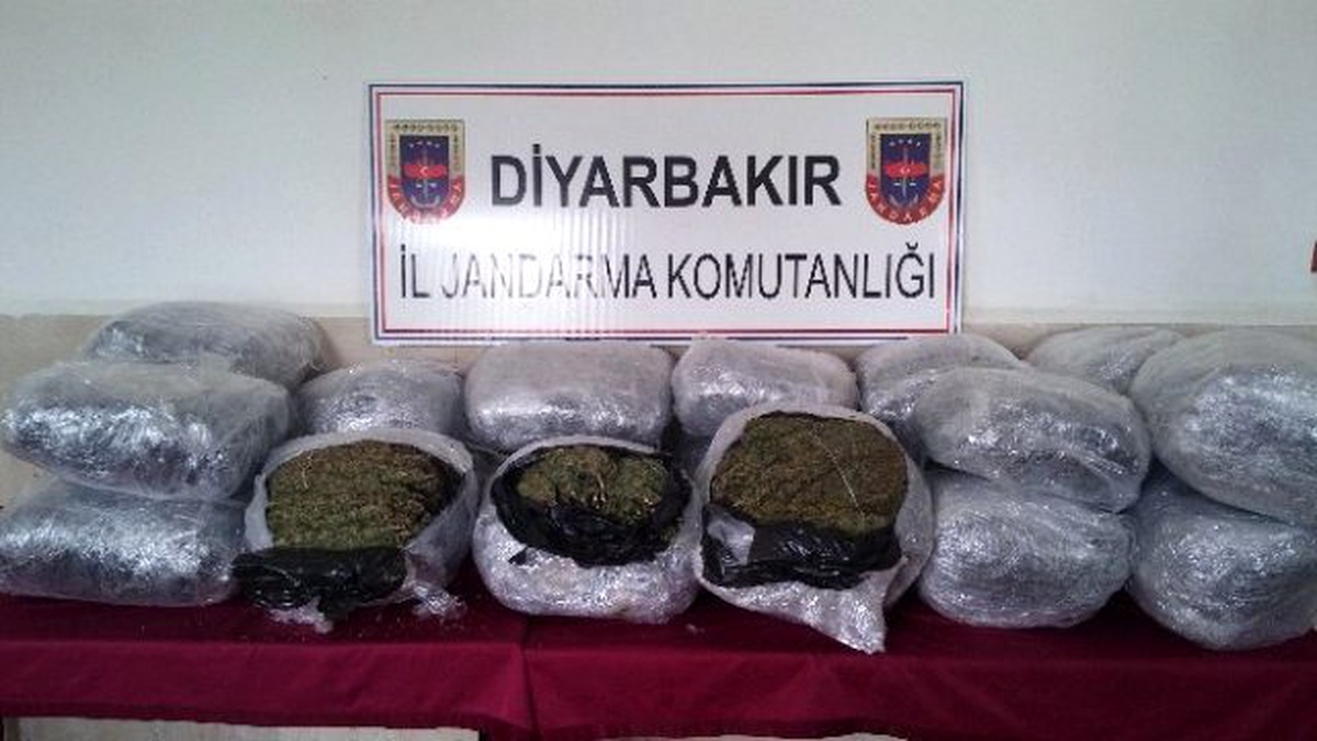 Diyarbakır\'da 134,5 Kilo Uyuşturucu Ele Geçirildi