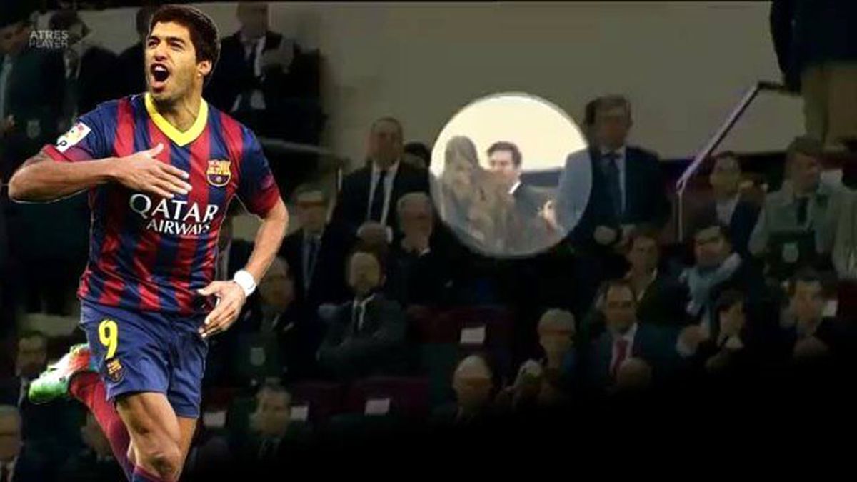 Suarez Golü Atarken Messi Tribünde Öpüşüyordu