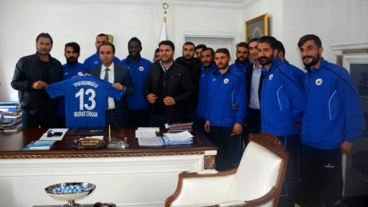 Tatvan Gb Spor\'dan Kaymakam Erkan\'a Ziyaret