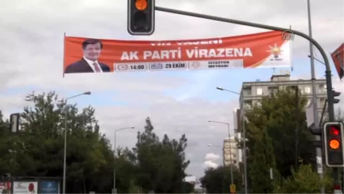 Başbakan Davutoğlu\'nun Diyarbakır Ziyareti Hazırlıkları