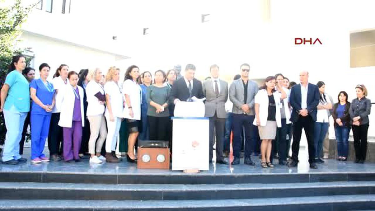 Bodrum\'da Sağlık Çalışanları Terörü Lanetledi