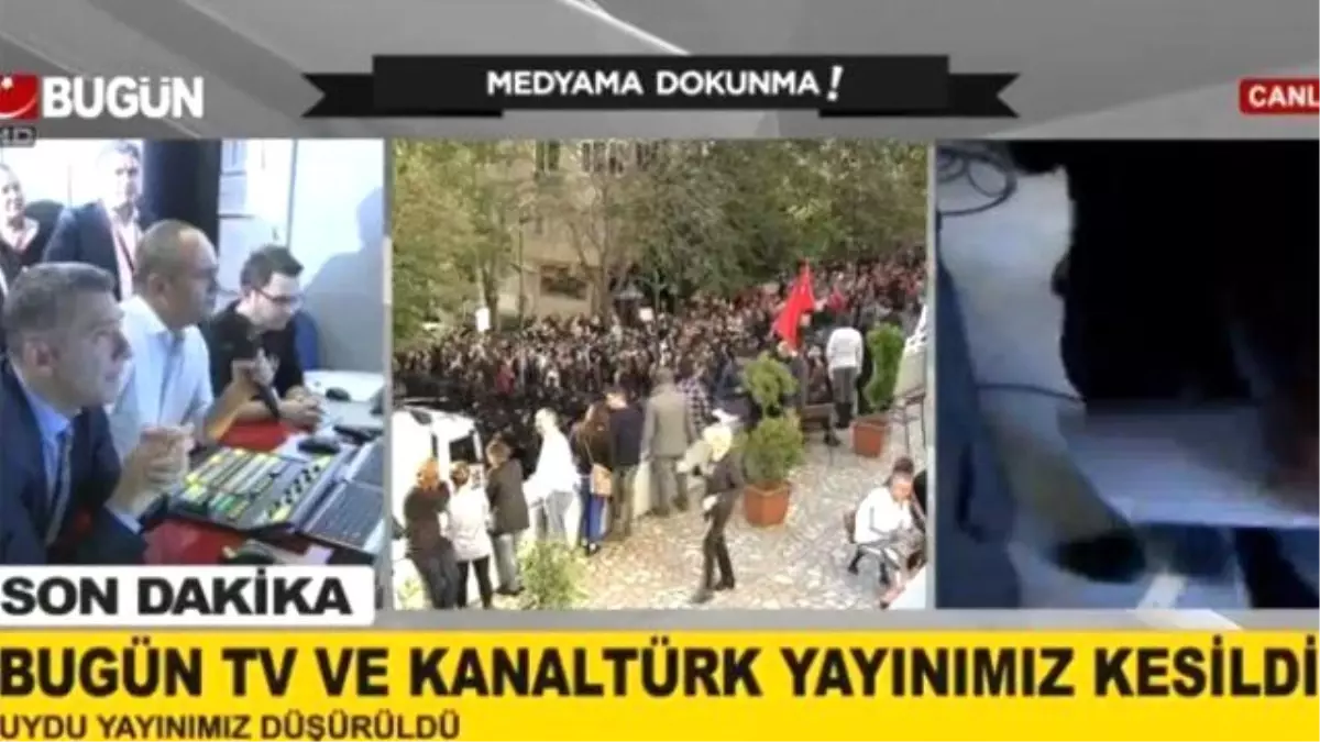 Bugün TV ve Kanaltürk\'ün Yayınları Kesildi