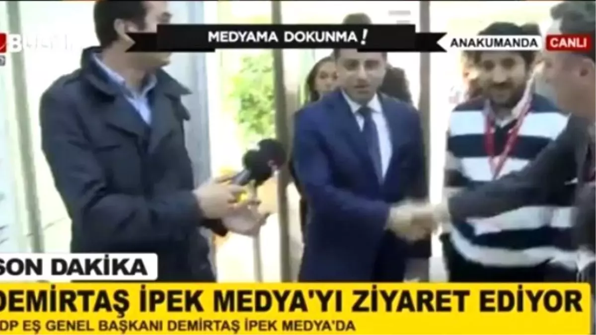 İpek Medya\'ya Desteğe Giden Demirtaş: İnanılır Gibi Değil