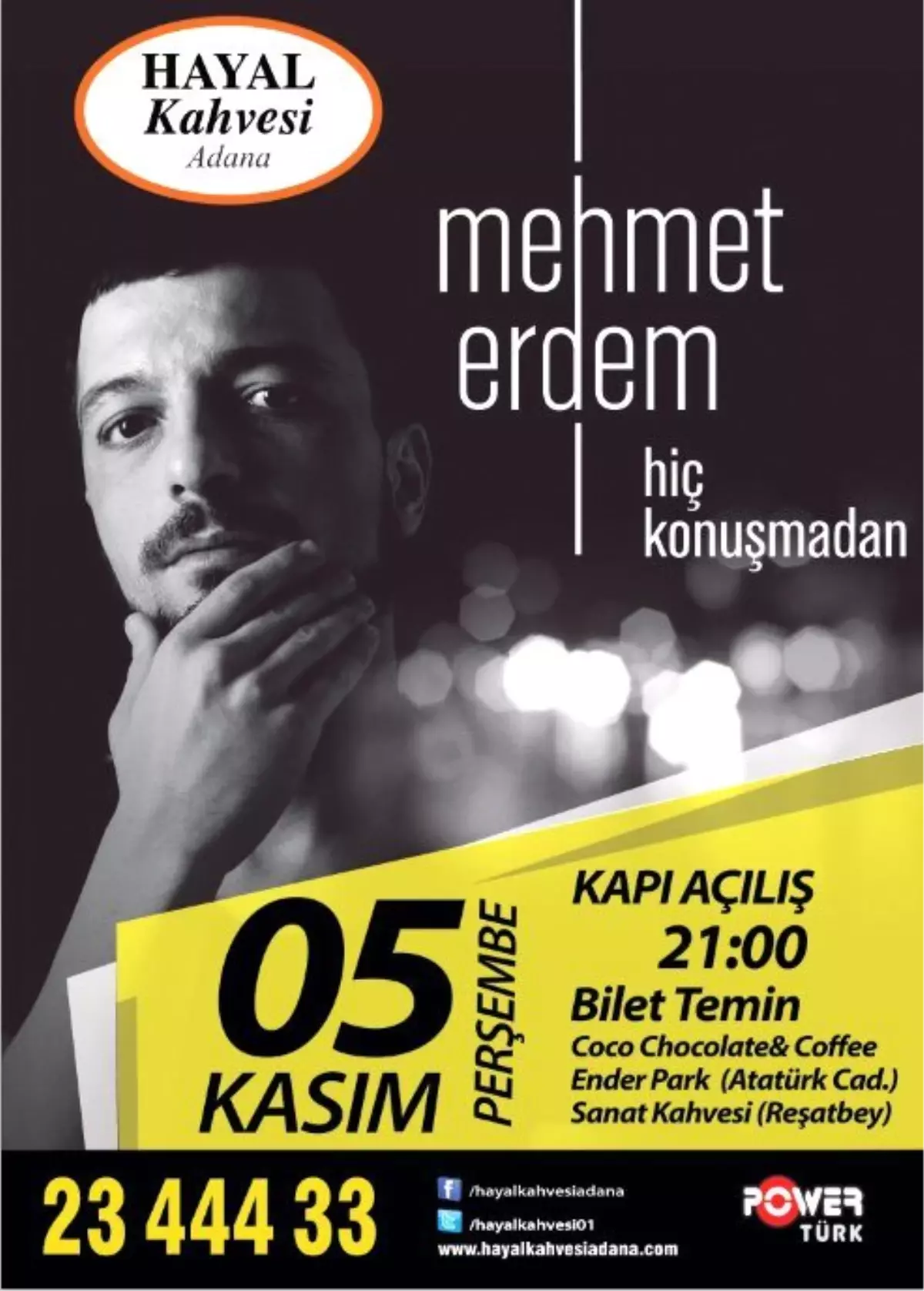 Mehmet Erdem Adana\'da