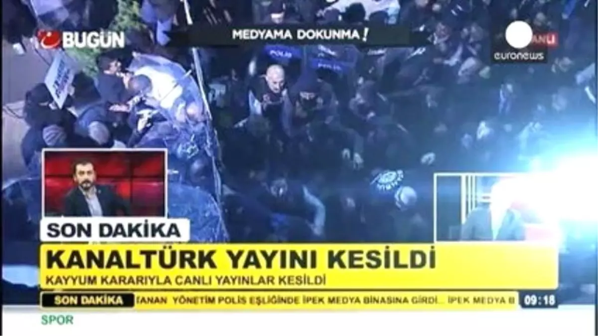 Türkiye\'de Muhalif Medyaya Canlı Yayında Baskın