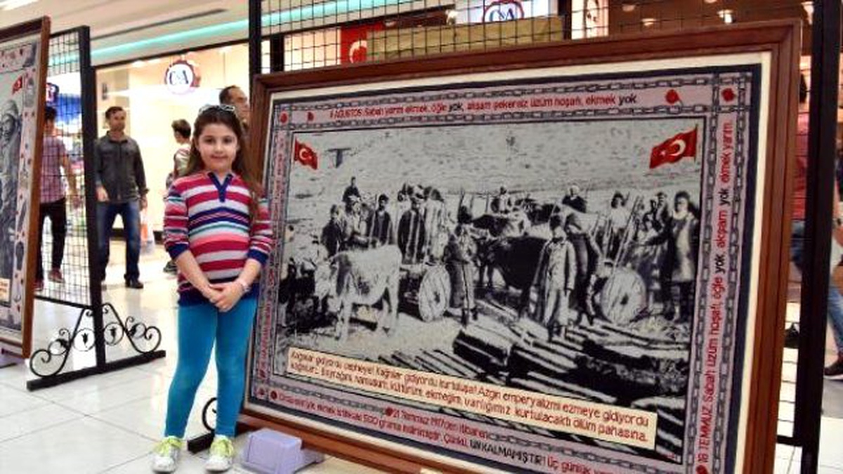 92\'nci Yıla Özel El Yapımı Halılar İlgi Gördü