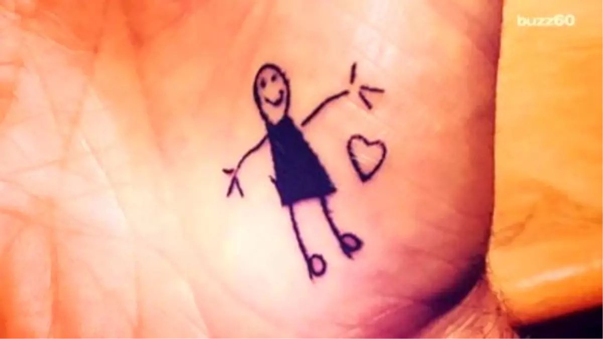 David Beckham\'s Newest Tattoo İs His Daughter\'s \'Scribble\'