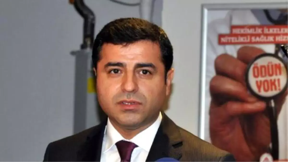 Demirtaş: AKP Giderse Ertesi Gün Türkiye Demokrasiyle Buluşmayacak