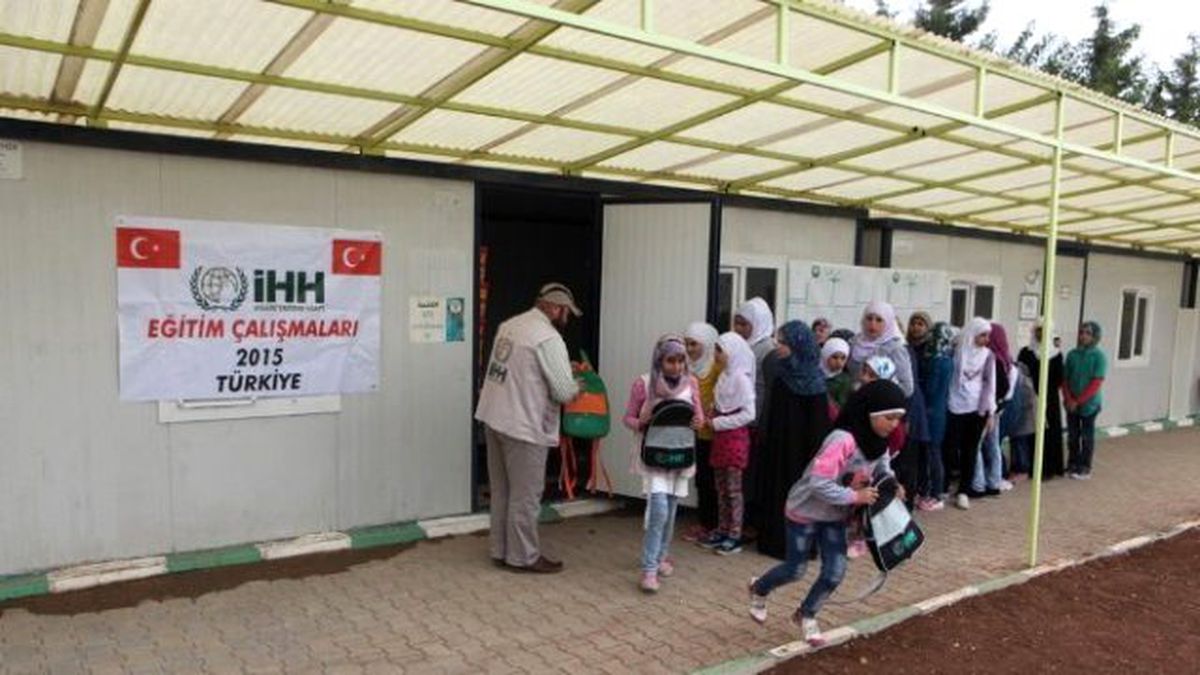 İhh\'dan Suriyeli Çocuklara Okul Çantası