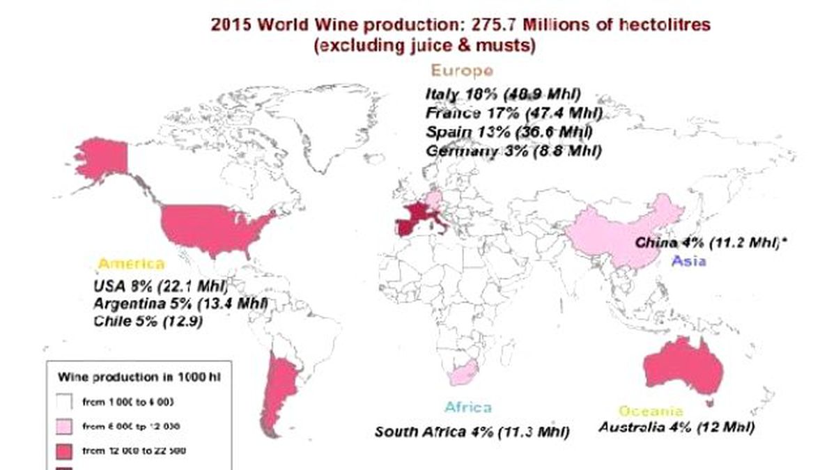 World Wine Production Slightly Rises