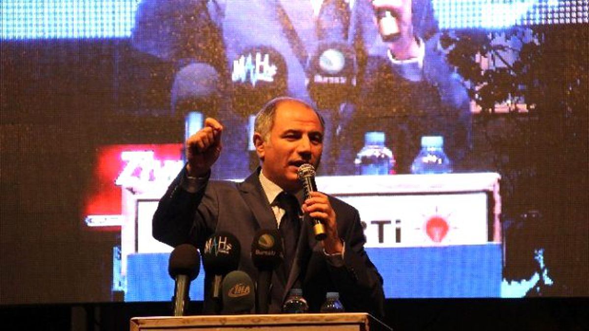 Efkan Ala Bursa\'da Mahalle Mitingine Katıldı