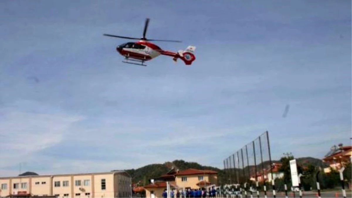 Prematüre Bebek İçin Ambulans Helikopter Havalandı