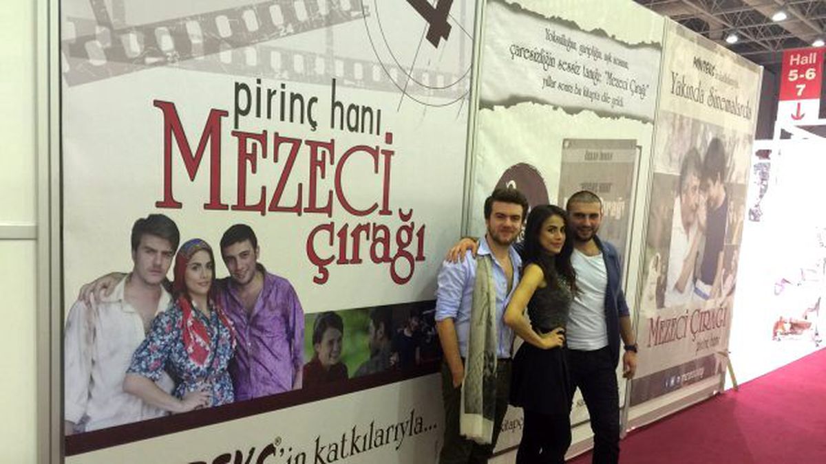Mezeci Çırağı ekibi Minteks Standı\'nda Buluştu