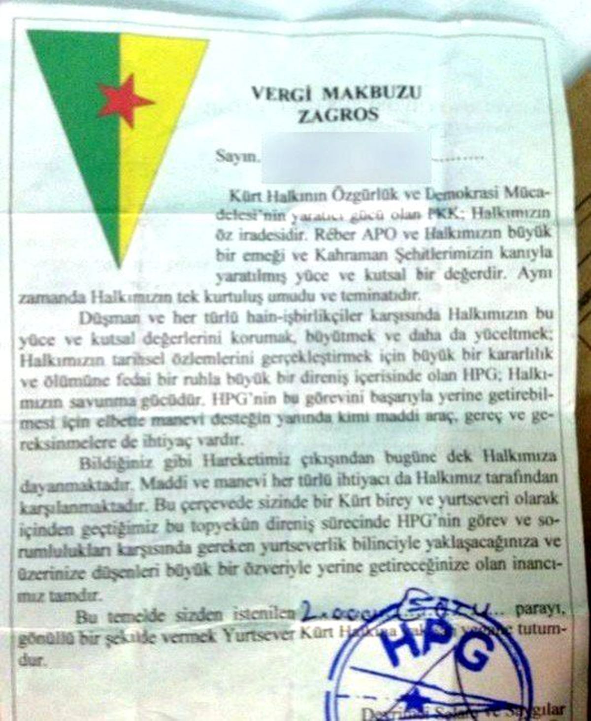 PKK'nın Haraç Makbuzu Kürt Esnafı Canından Bezdirdi