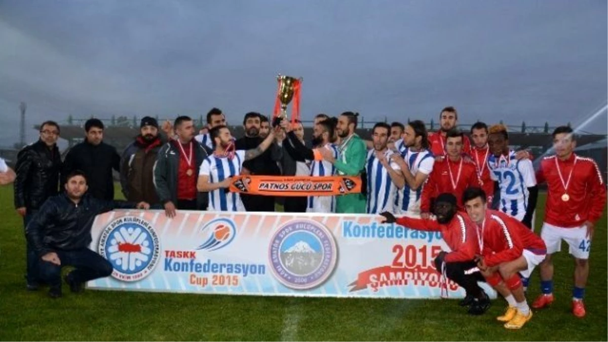 Patnos Gücü Taskk Konfederasyon Cup 2015 Kupasını Aldı