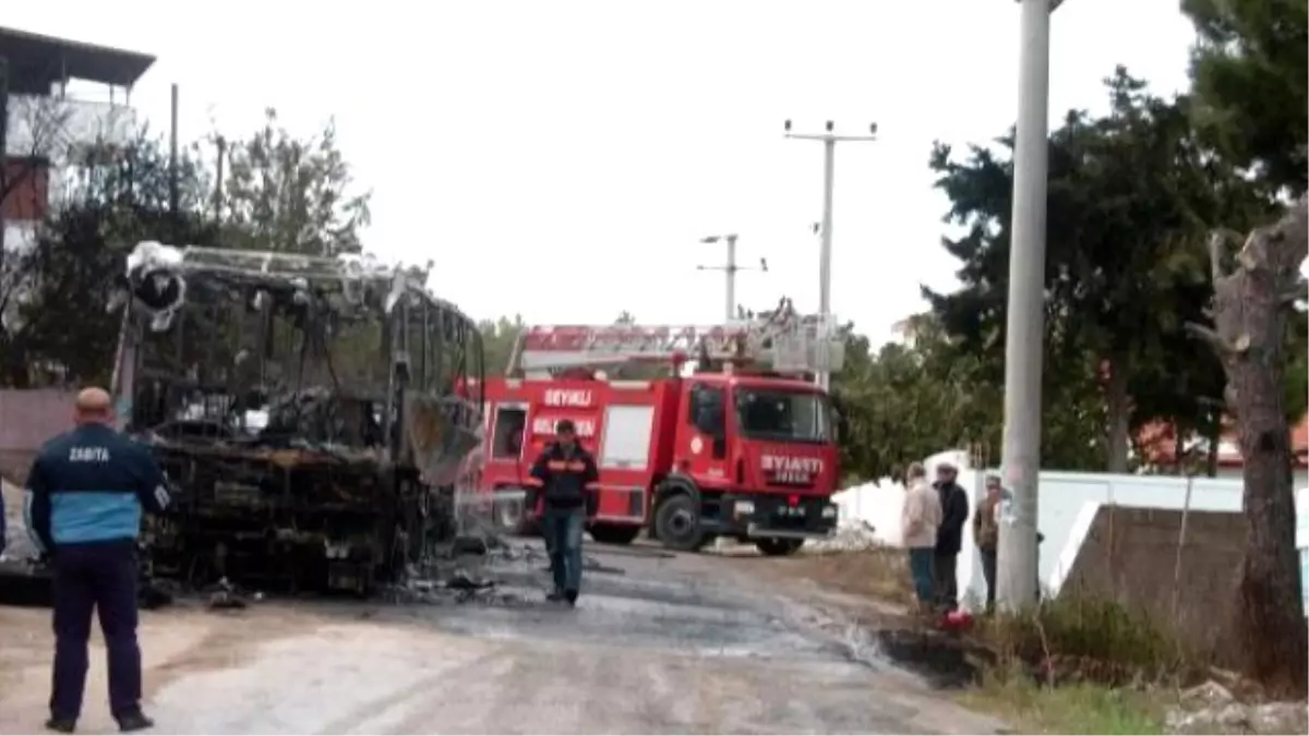 Son Yolcularını da İndirdikten Sonra Yandı