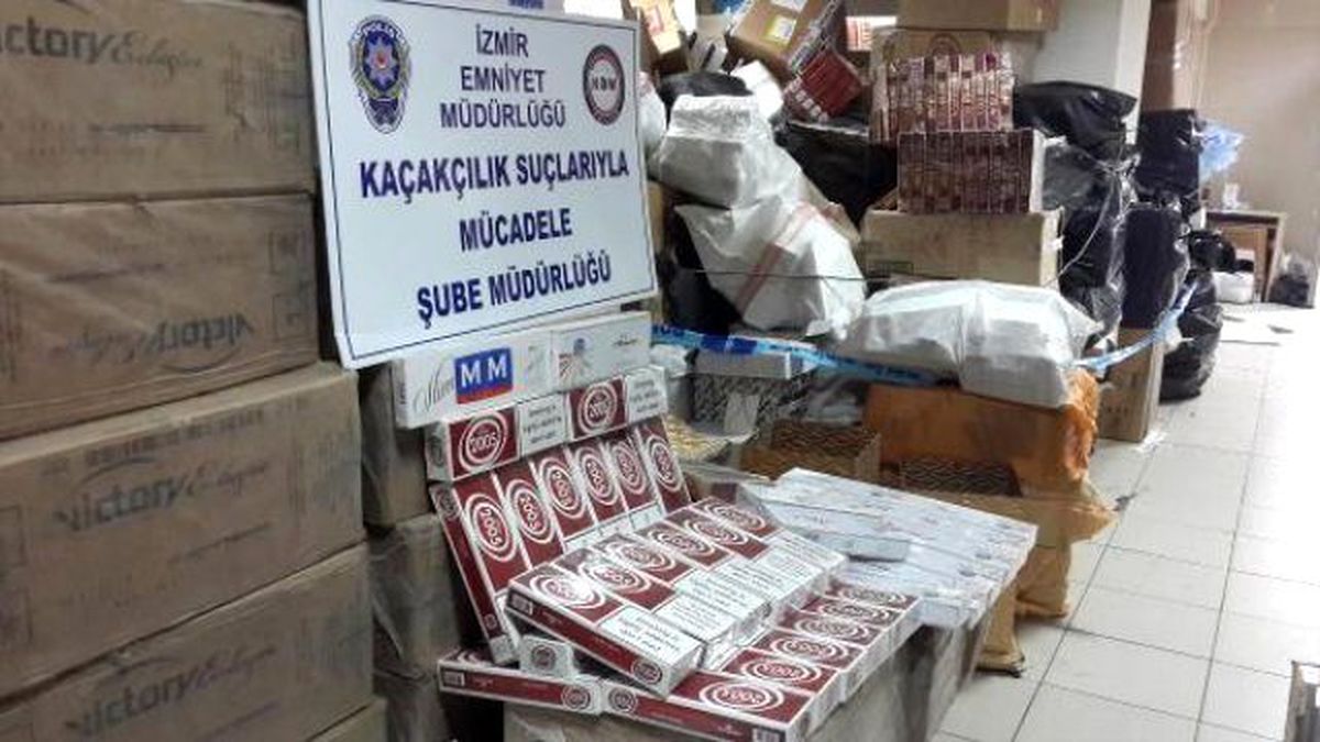 2 Milyon Liralık Kaçak Sigara Operasyonu