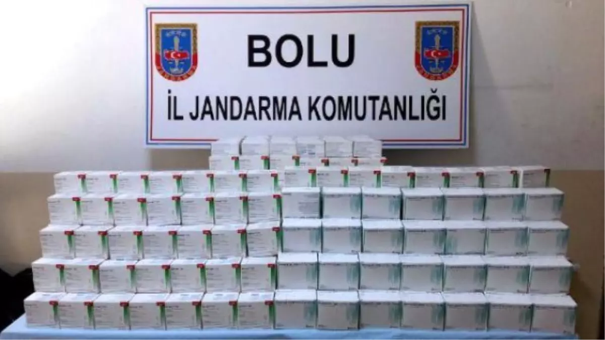 Bolu\'da 190 Bin Liralık İlaç Operasyonu