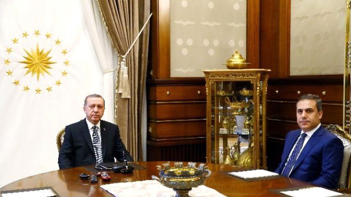 Cumhurbaşkanı Erdoğan, MİT Müsteşarı Fidan\'ı Kabul Etti