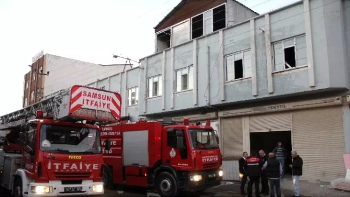 Tekstil Fabrikasında Yangın