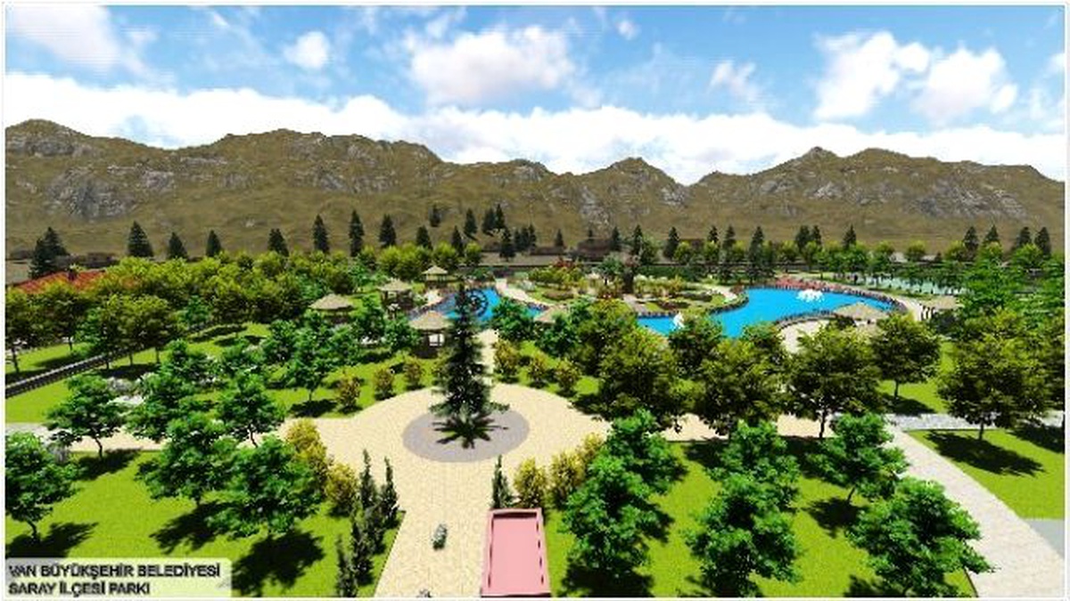 Büyükşehir Belediyesi\'nden Saray İlçesine Park