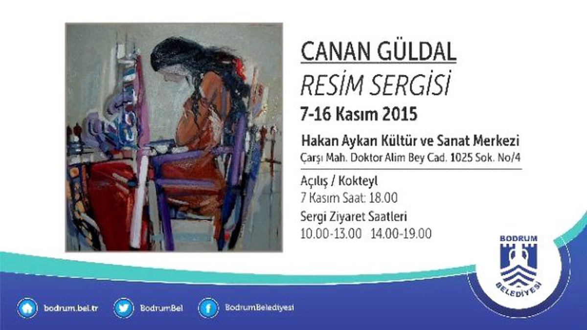 Canan Gündal Resim Sergisi Bodrum\'da Açılıyor