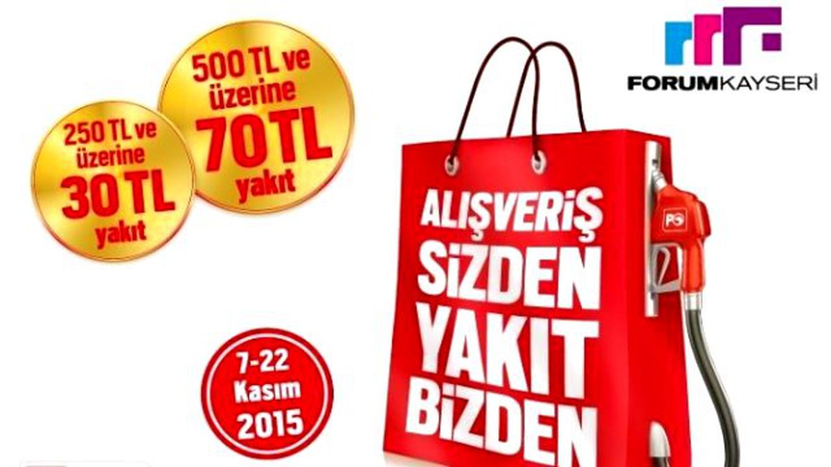 Forum Kayseri\'de Alışveriş Yaptıkça Arabaların Depoları Doluyor