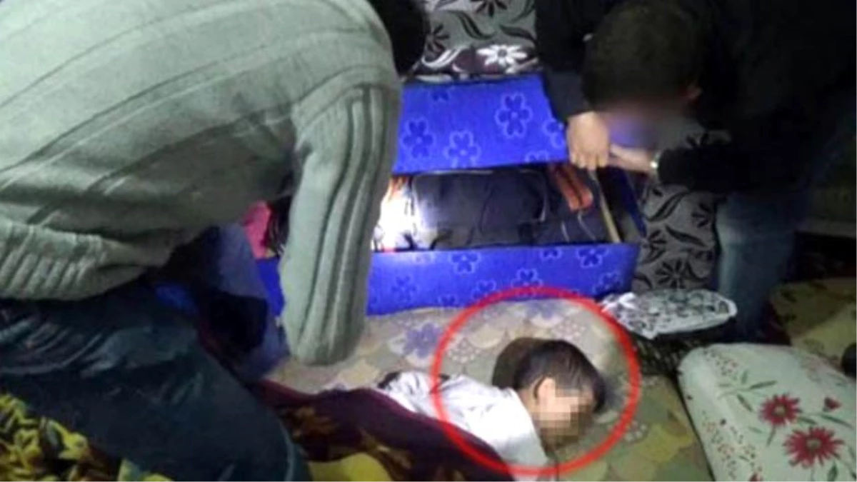 Polisten PKK Operasyonunda Uyuyan Çocuk Hassasiyeti