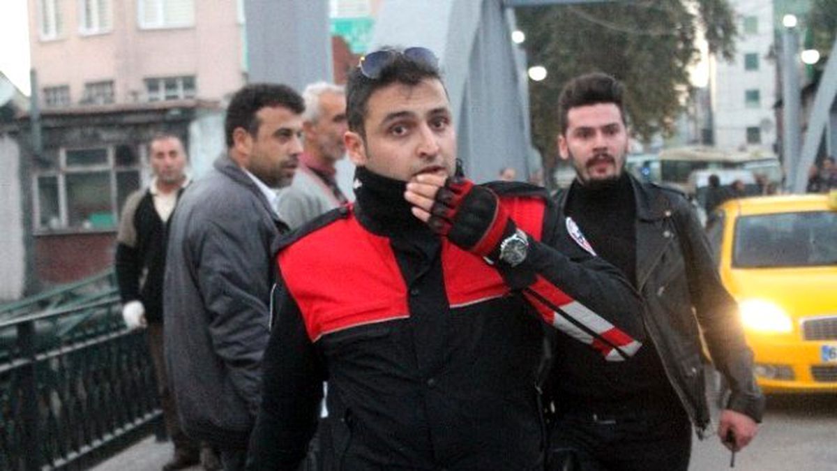 Polisten Kaçarken Dereye Atladı