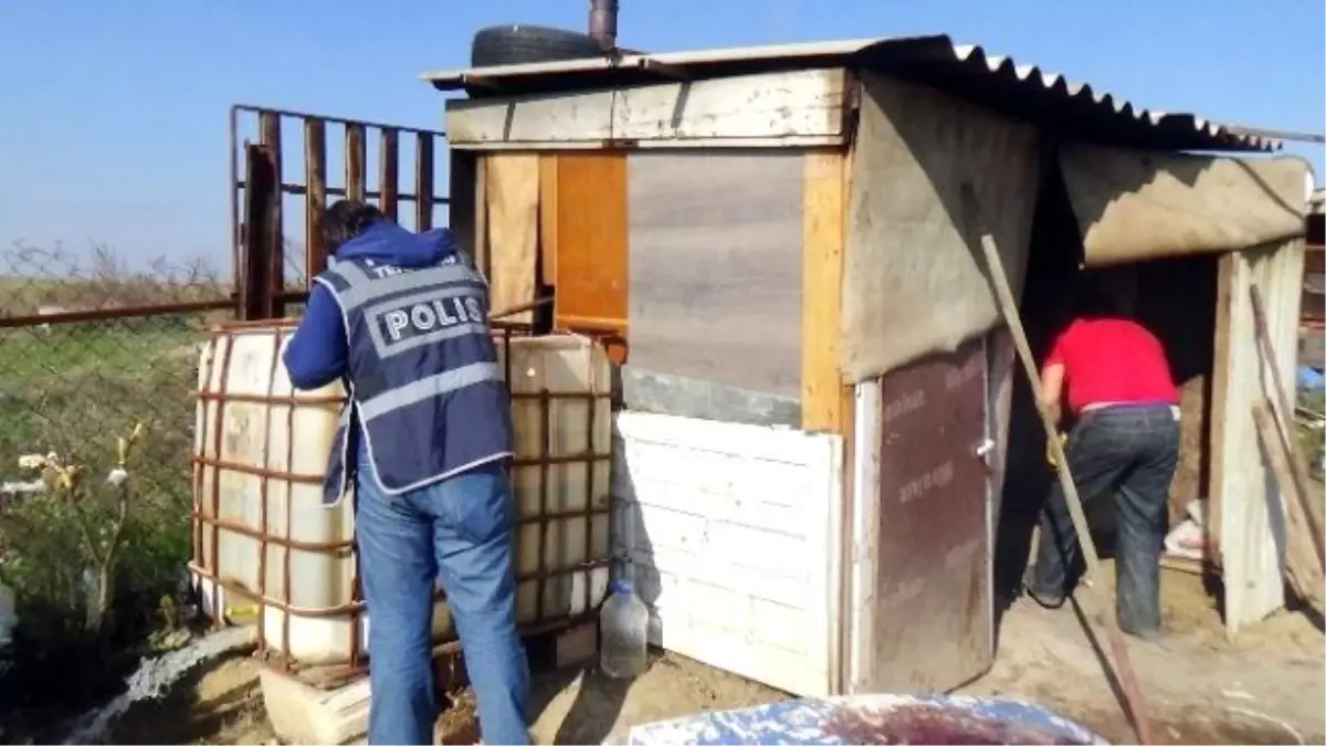 Çiftliğe Kaçak İçki Baskını