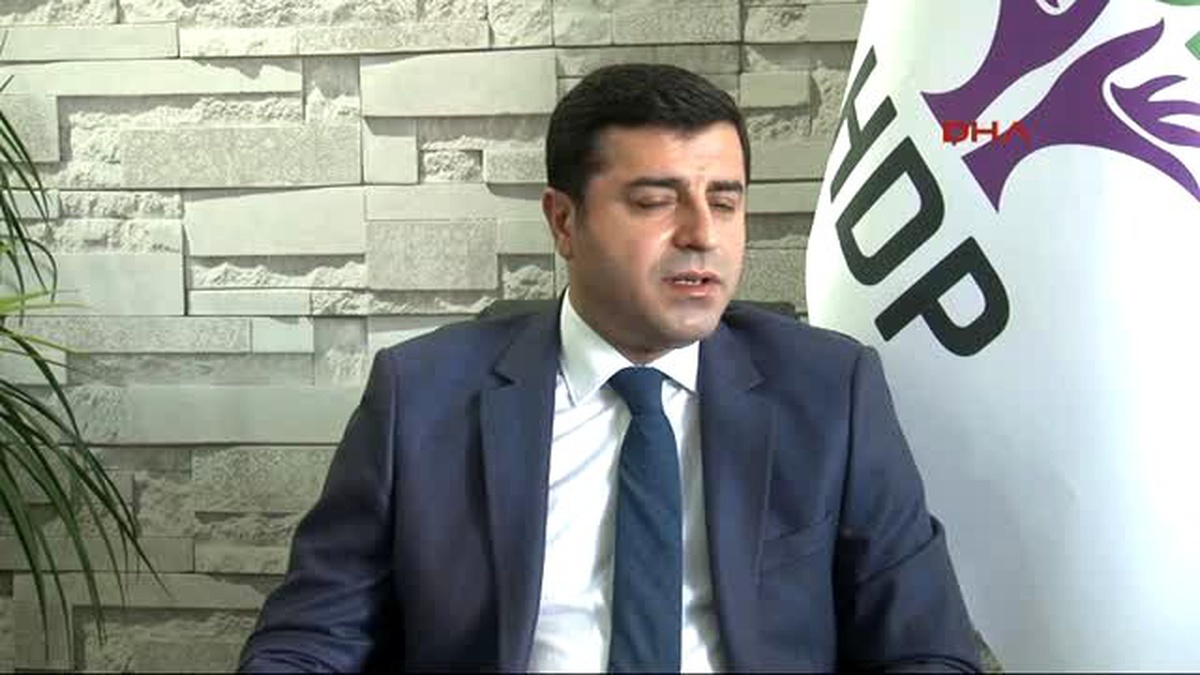 Demirtaş: Başkanlık ile İlgili Tavrımız Kişisel Değil, Tartışmanın Başkanlık Üzerinden Yapılması...