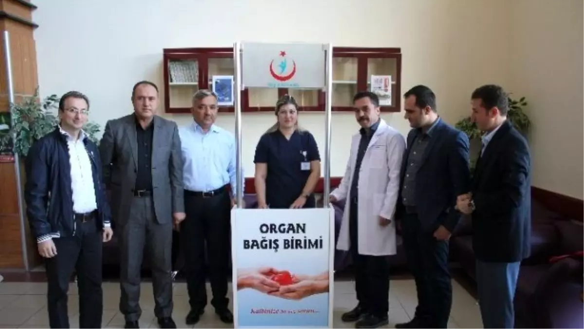 Kahta Devlet Hastanesi\'nde Organ ve Doku Bağışı Standı Kuruldu