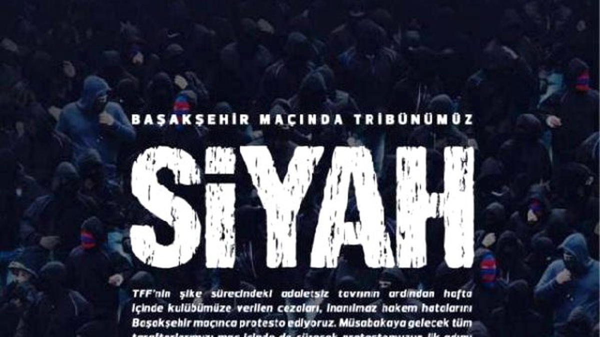Trabzonspor Taraftarı Siyah Protestoya Hazırlanıyor