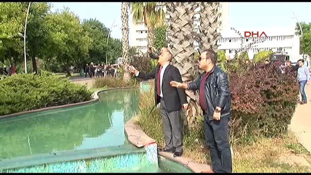 Aü? de YÖK Protestosunda Arbede -Tamamı