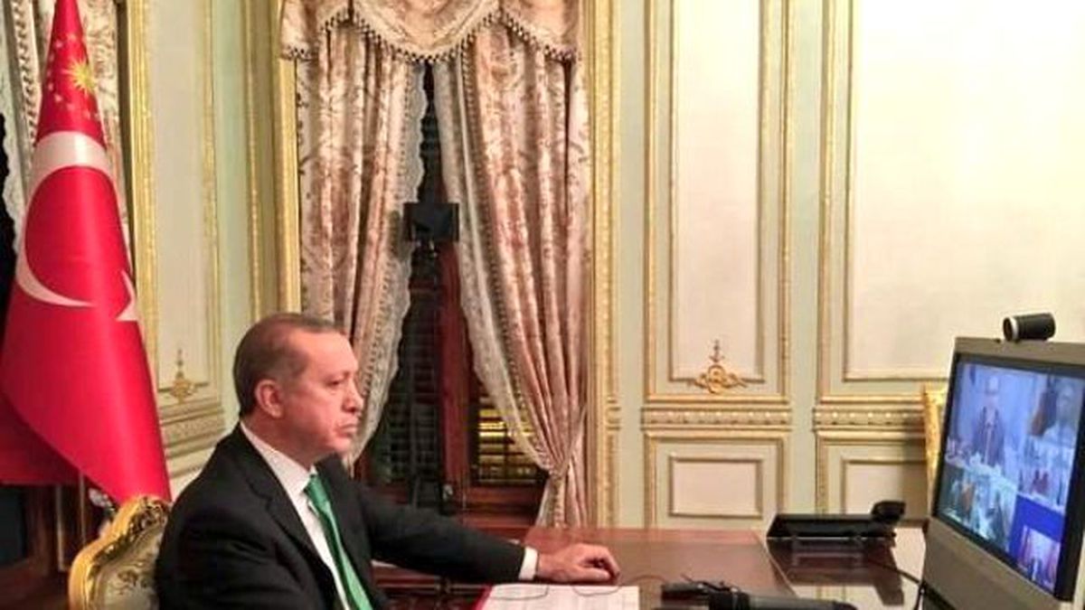 Erdoğan, Dünya Liderleriyle Telekonferans Yöntemiyle Konuştu