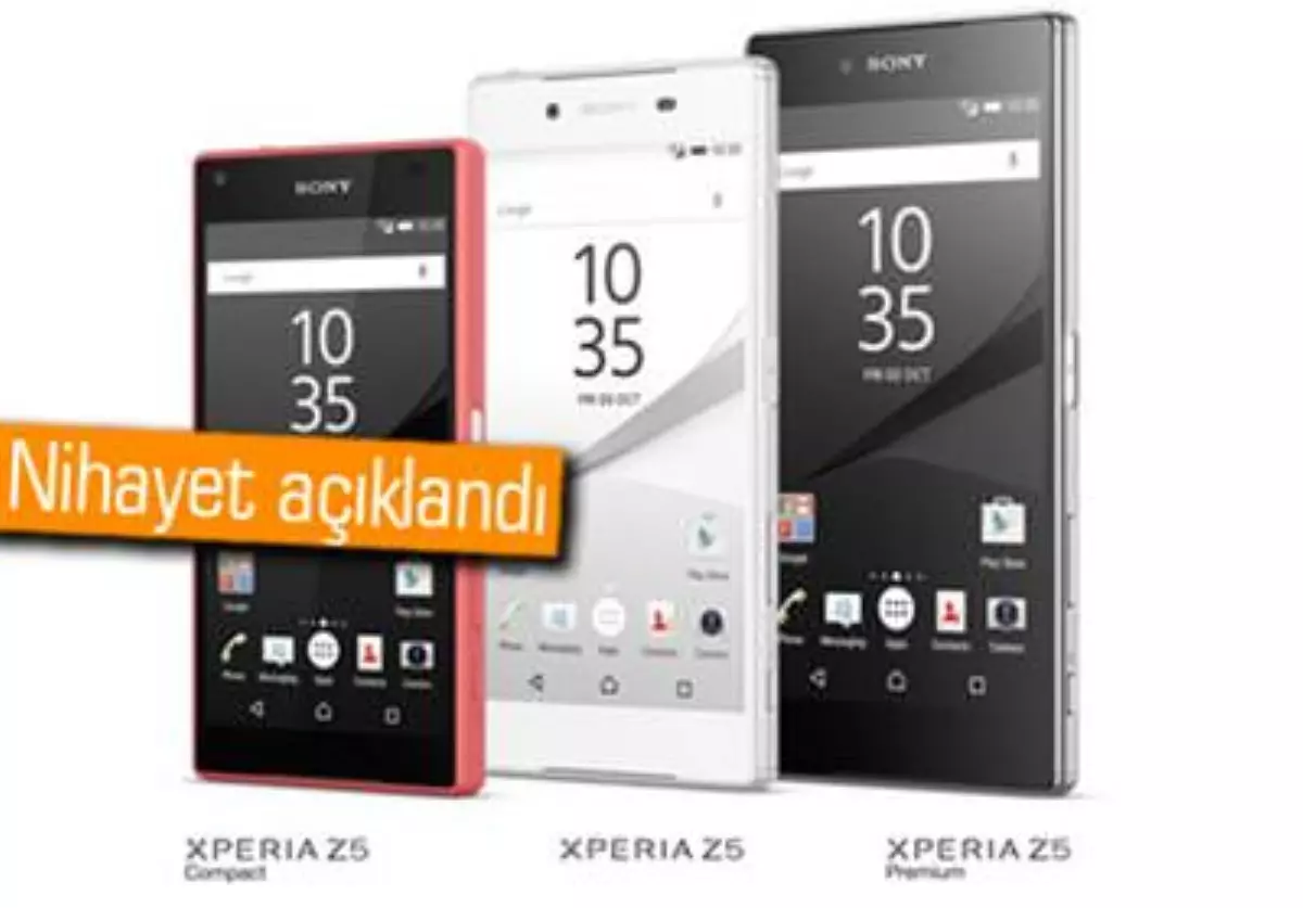 İşte Xperia Z5, Xperia Z5 Compact ve Xperia Z5 Premium\'un Türkiye Fiyatları!