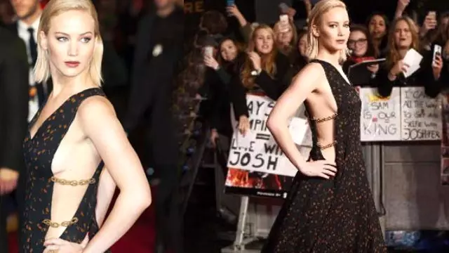 Jennifer Lawrence Aclik Oyunlari Galasina Damgasini Vurdu Son Dakika Magazin