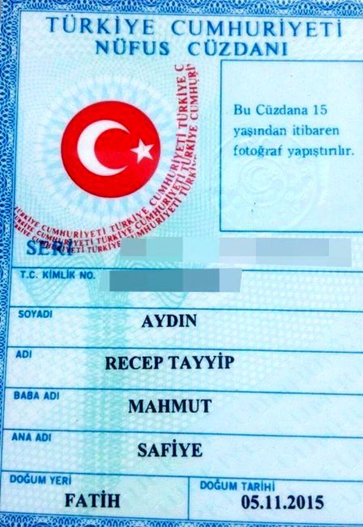Şampiyon İlçede İlk Doğan Çocuğa \'Recep Tayyip\' İsmi Verildi